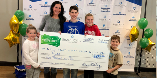 $4,000 Awarded in Wisconsin Saver’s Sweepstakes™ Quarterly Drawing